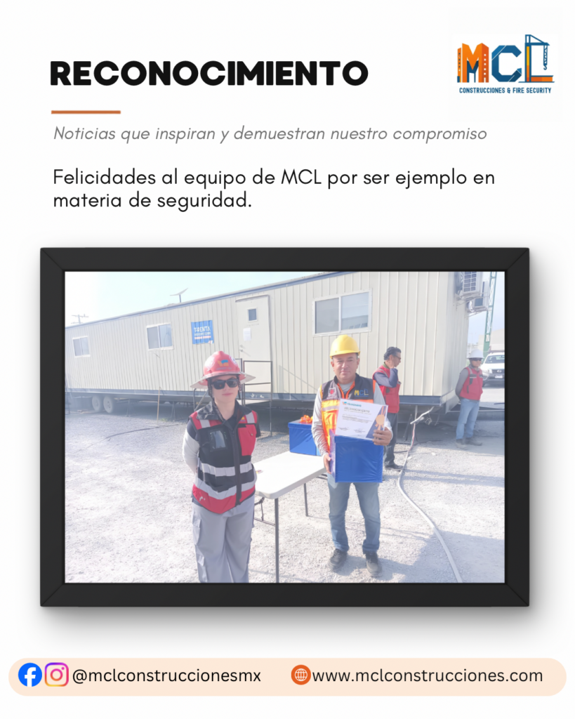 Reconocimiento al compromiso con la seguridad